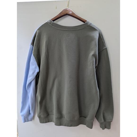 Tom and Jerry Men's Split Graphic Fleece Crewneck Sweatshirt Sz XL - Picture 6 of 6